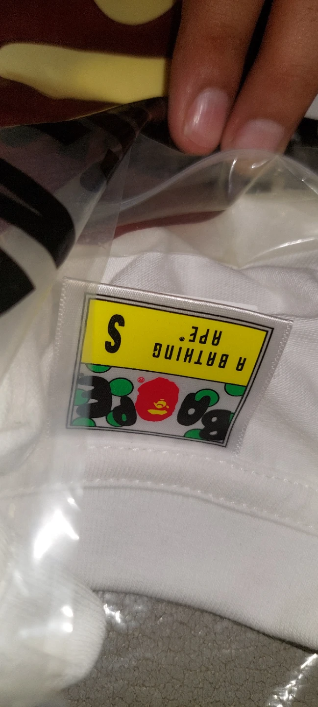 A Bathing Ape T-Shirt White Blue Camo - photo 2
