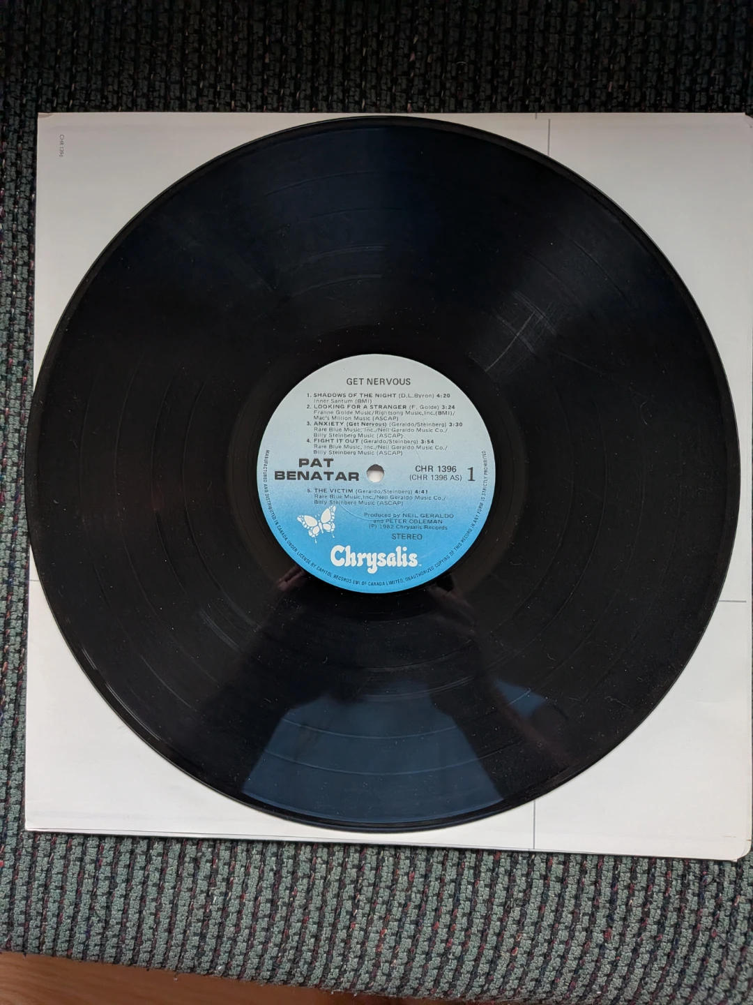 Pat Benatar – Get Nervous Vinyl LP - photo 3