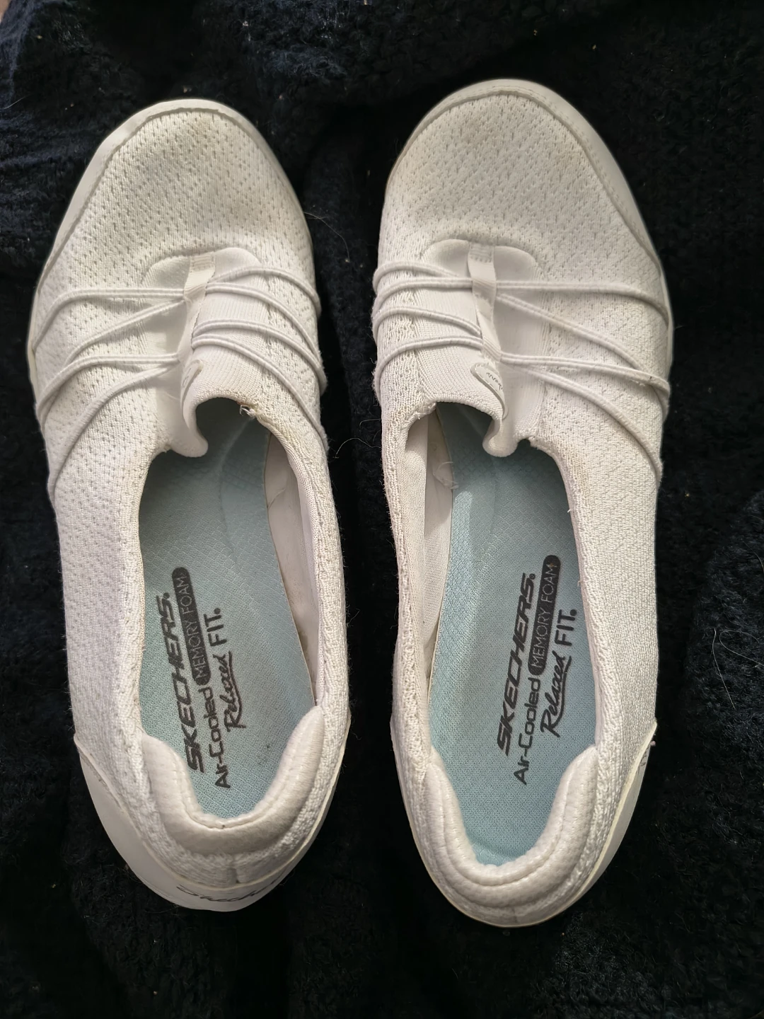 Skechers Women's White Air-Cooled Memory Foam Sneakers - photo 2