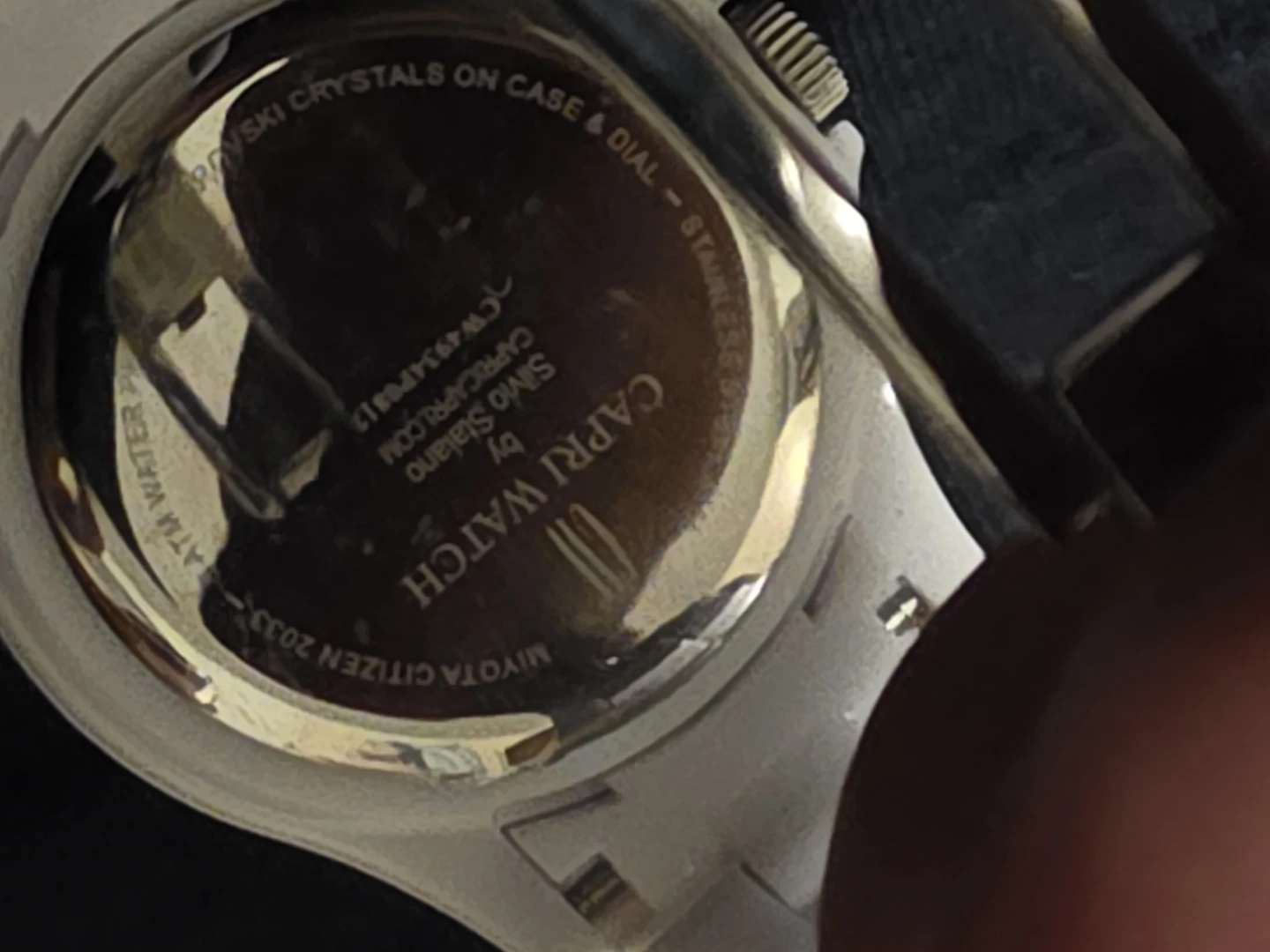 Capri Watch Italy "MultiJoy" White Swarovski Crystal Watch - photo 3