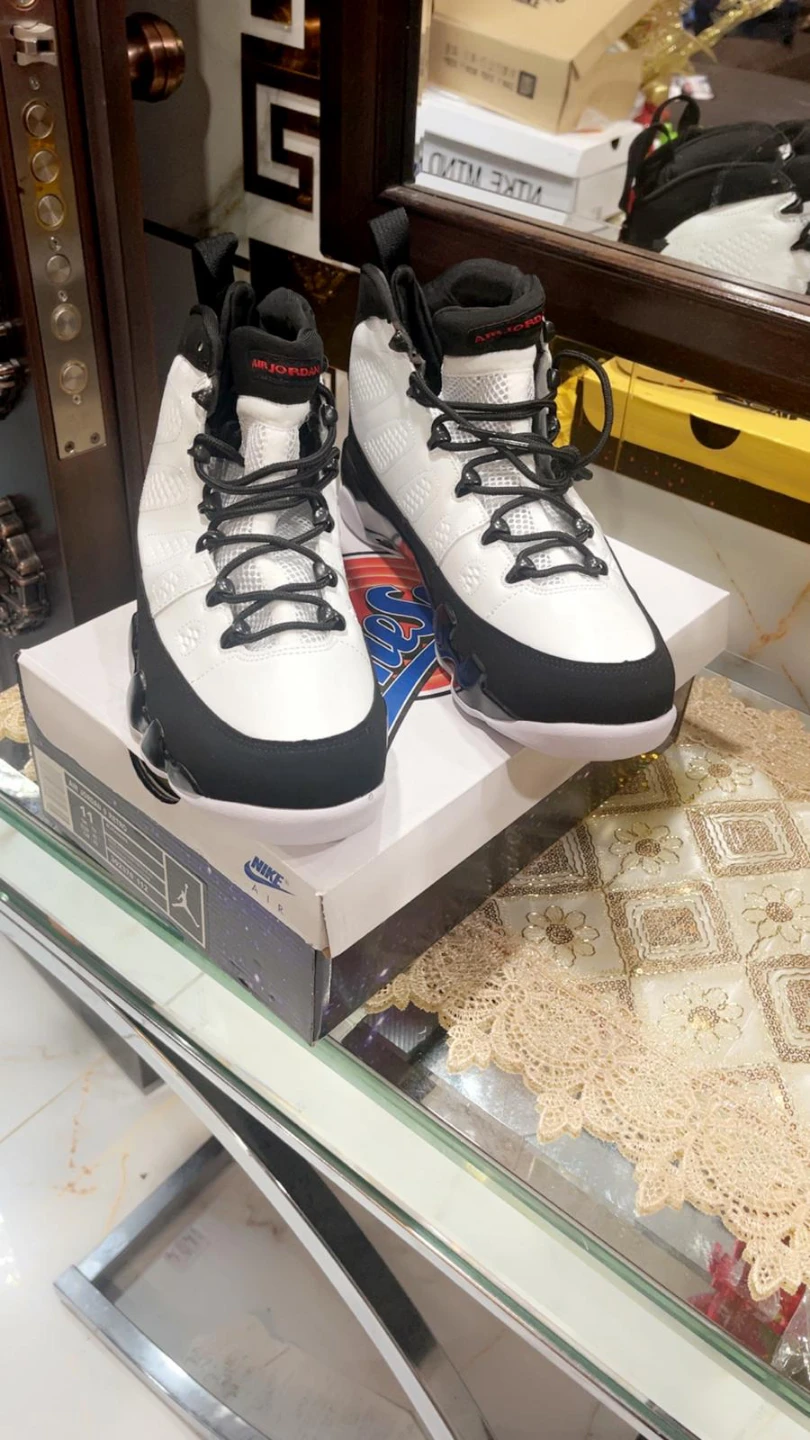 Air Jordan 9 Retro White Black True Red - photo 3