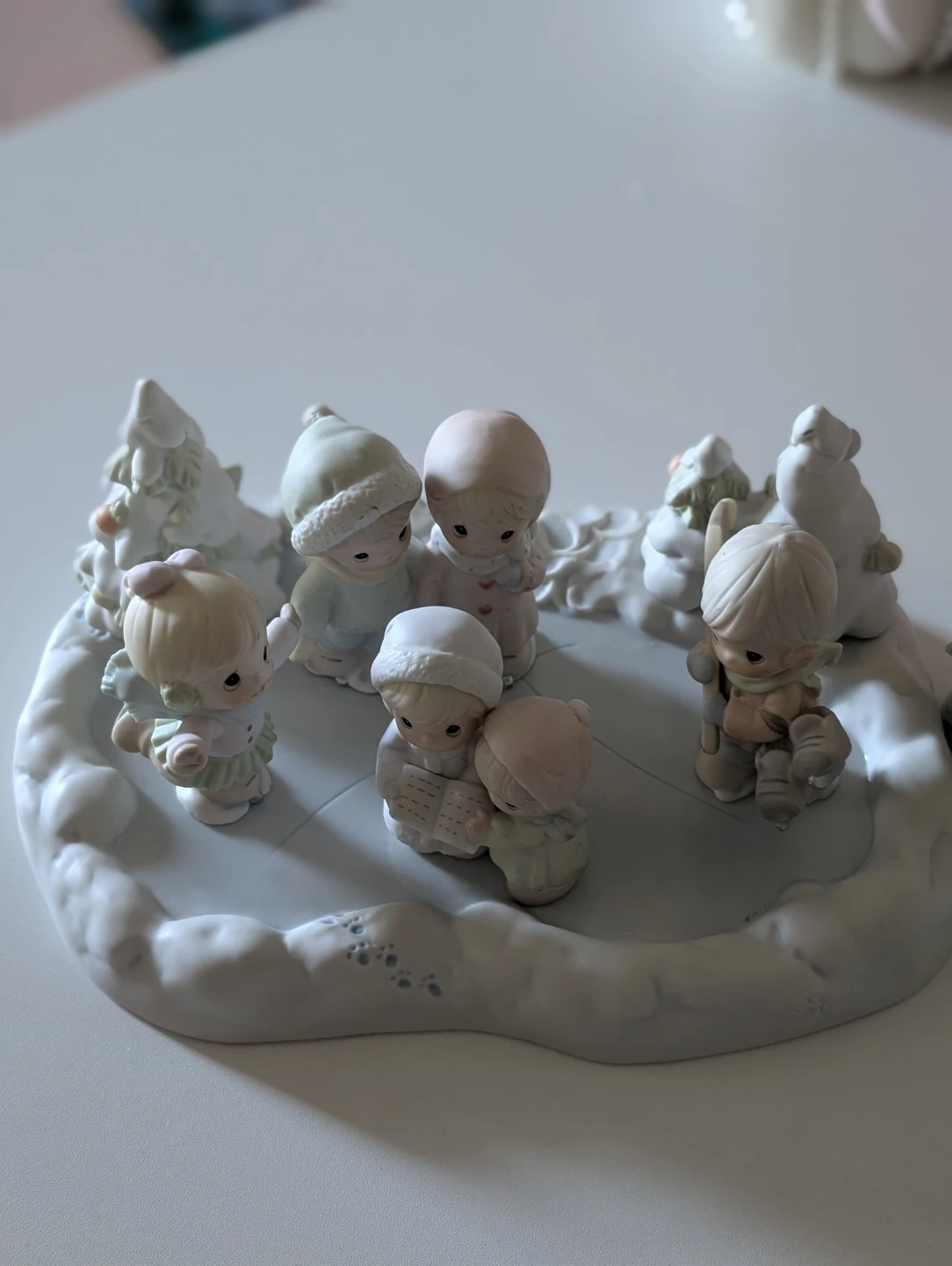 Precious Moments Skating Scene Figurine