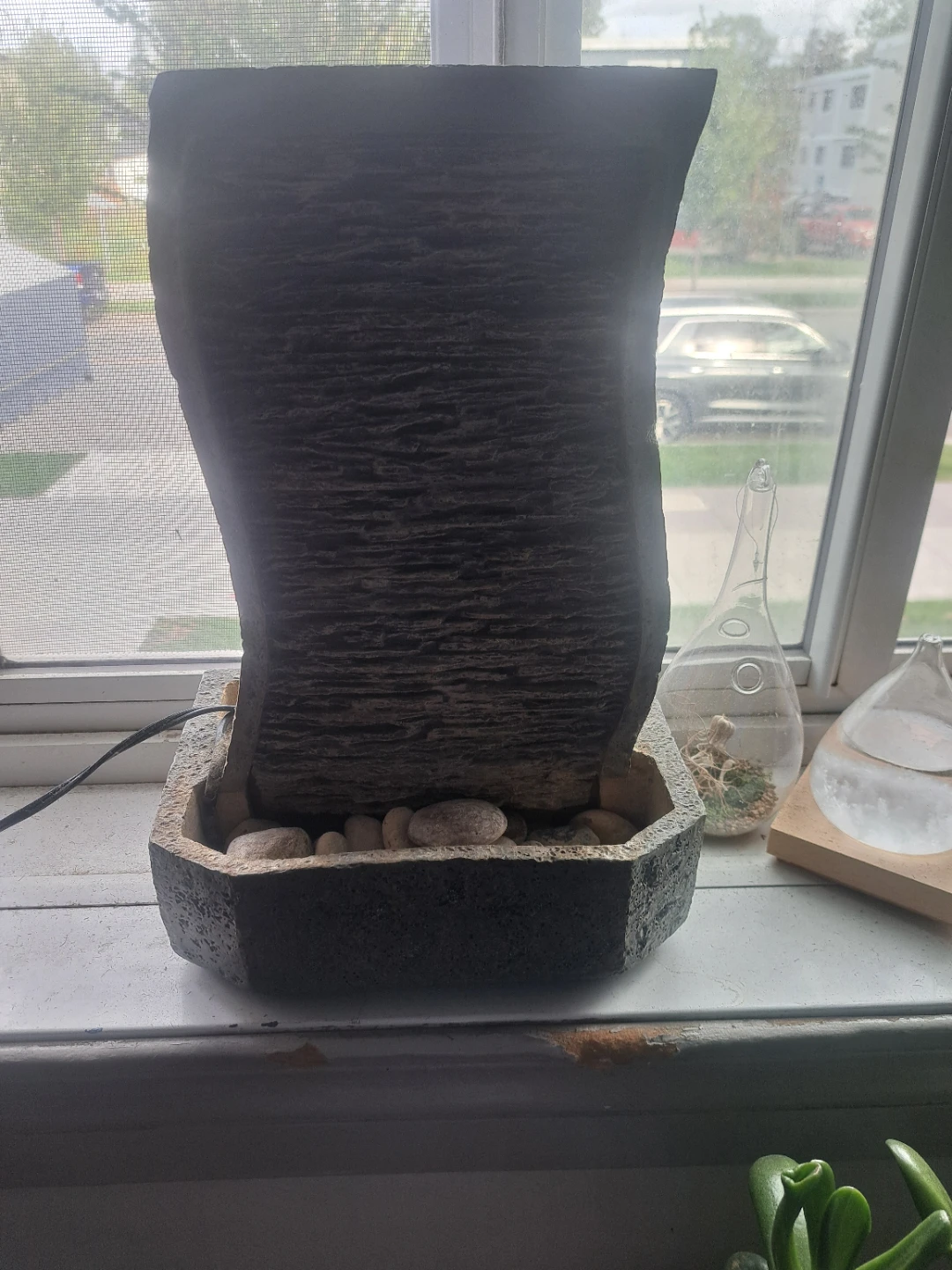 Stone Effect Tabletop Water Fountain