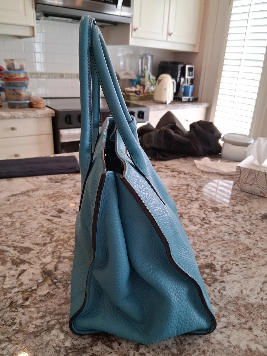 Prada Pebbled Leather Tote Bag - photo 4