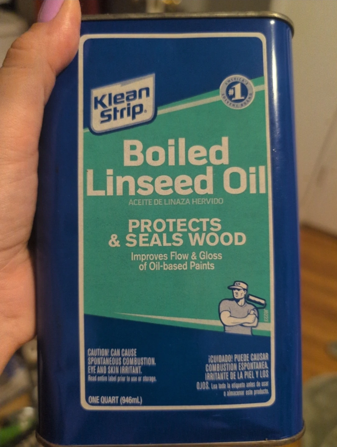 Klean-Strip Boiled Linseed Oil One Quart 🏈