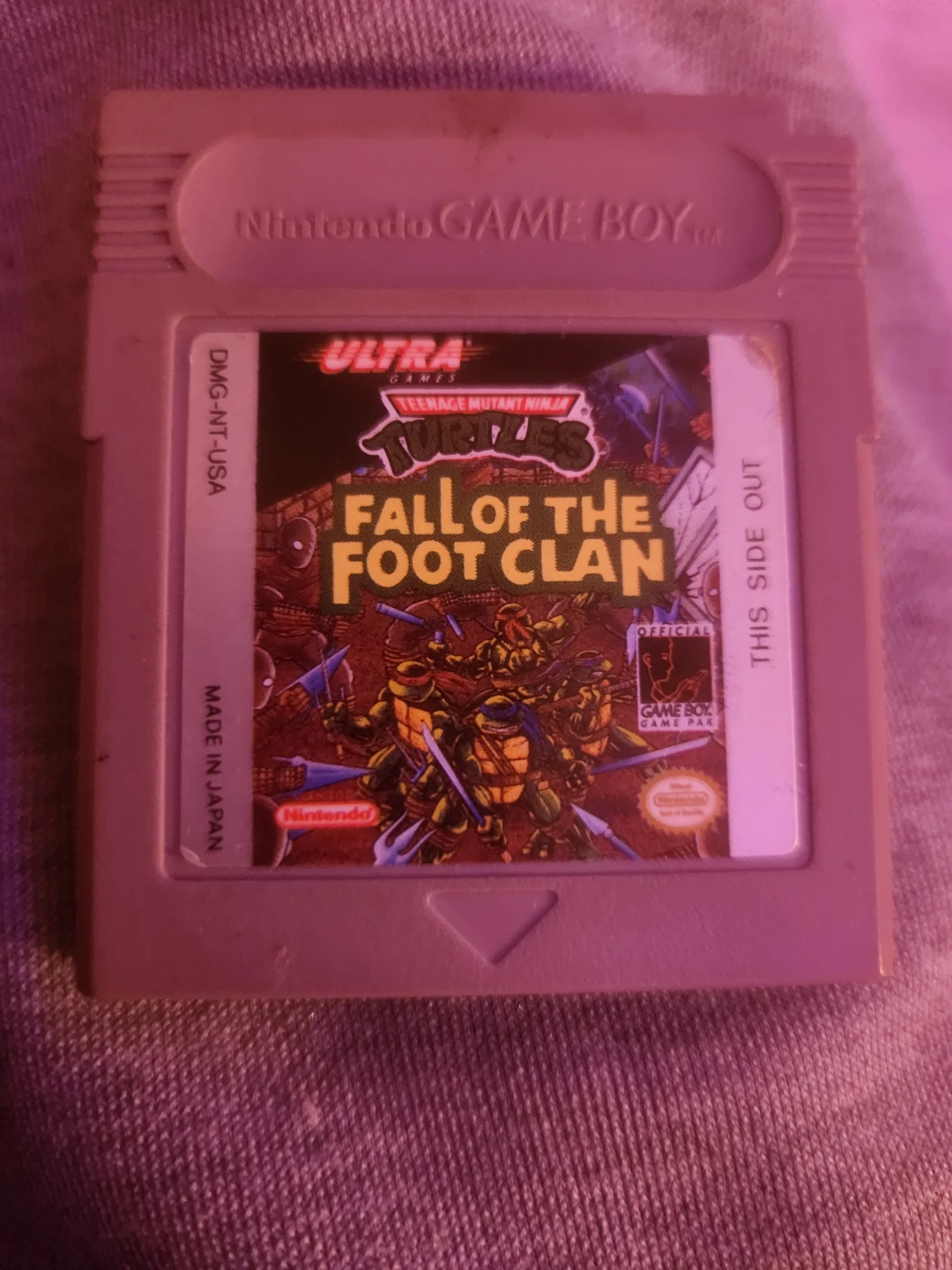 Pokemon Yellow Pikachu and TMNT Fall of the Foot Clan Game Boy - photo 5