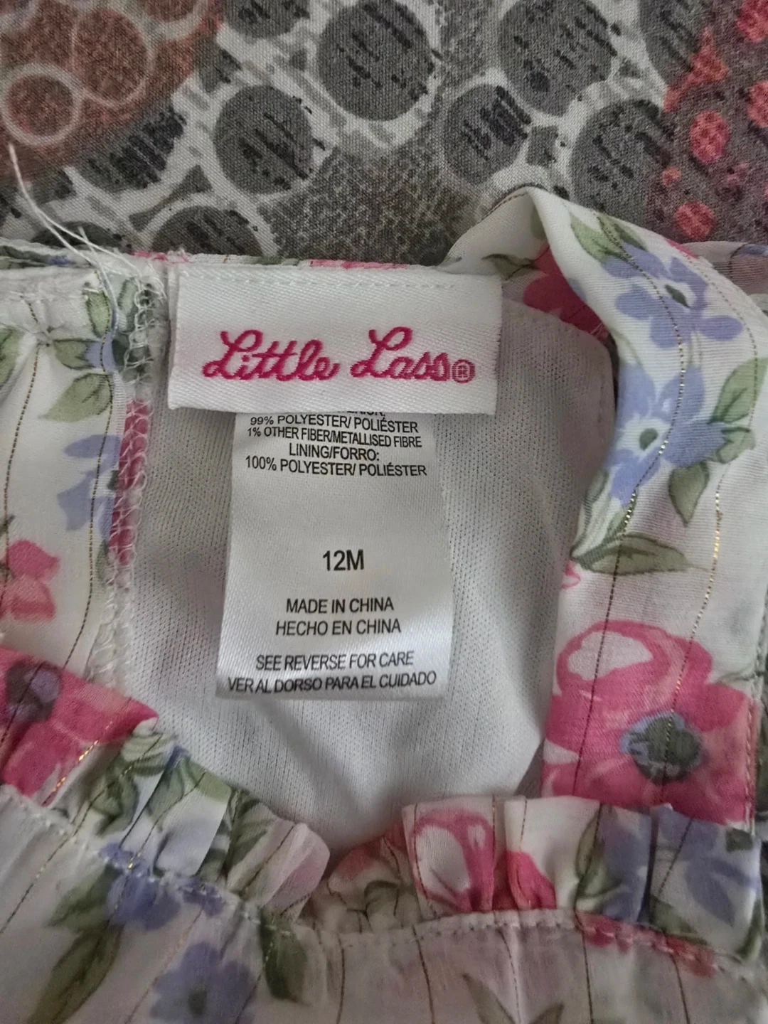 🏈 Little Lass Floral Dress - photo 2