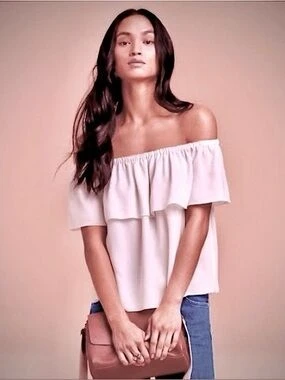 Aritzia Wilfred Promener Off-the-Shoulder Blous - photo 2