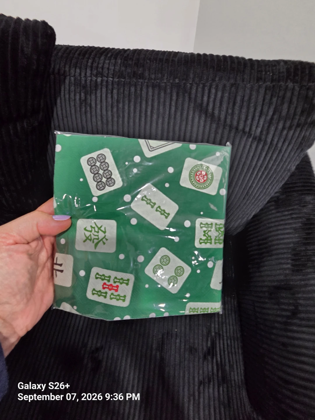 Mahjong Pattern Paper Napkins - photo 3