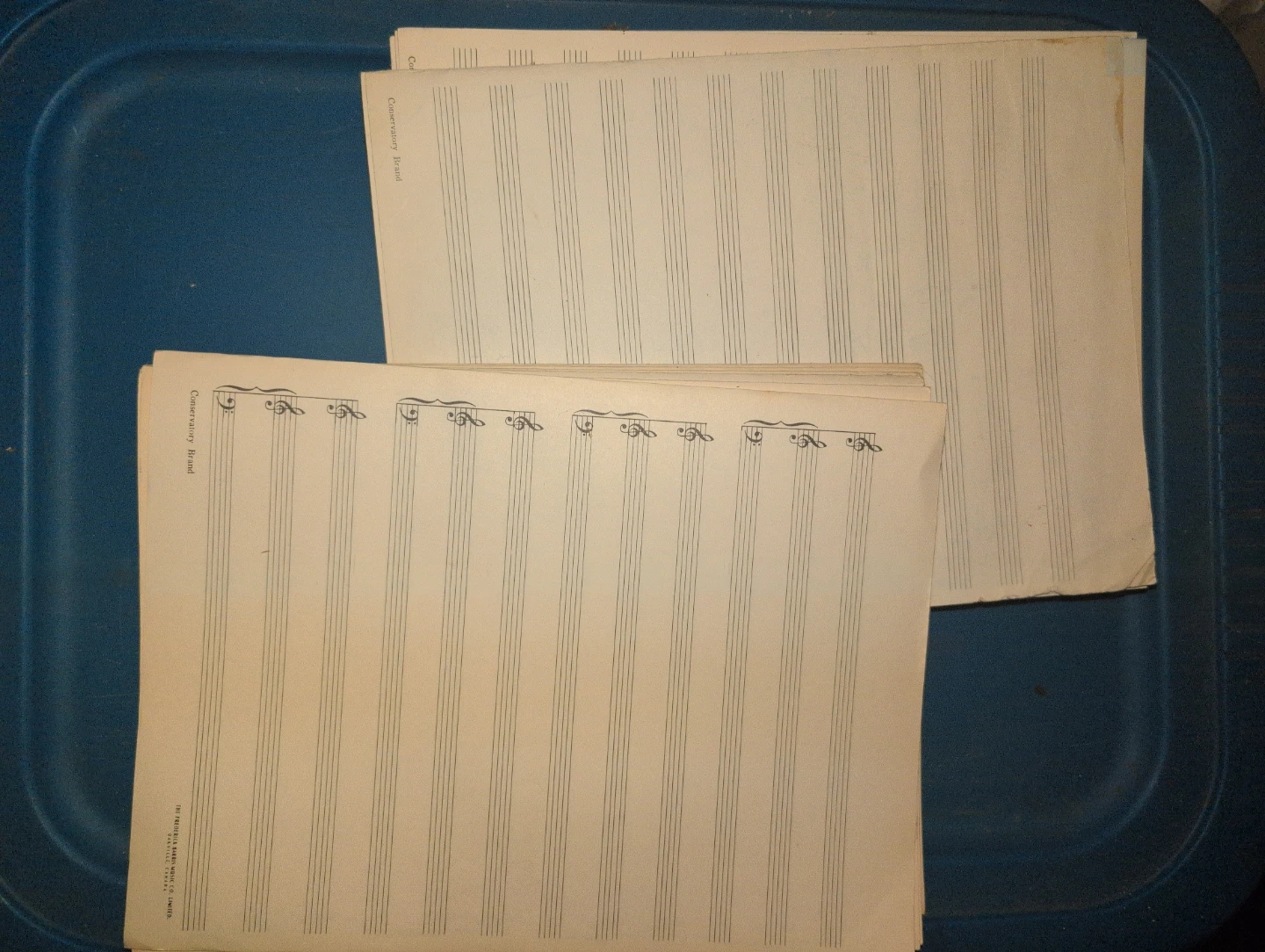 Frederick Harris Conservatory Brand Music Paper