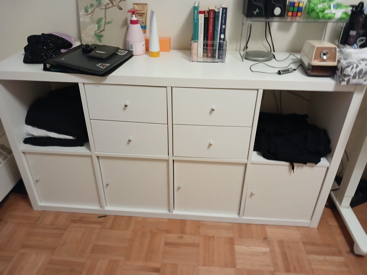 IKEA Kallax Shelf Unit with Drawers and Doors