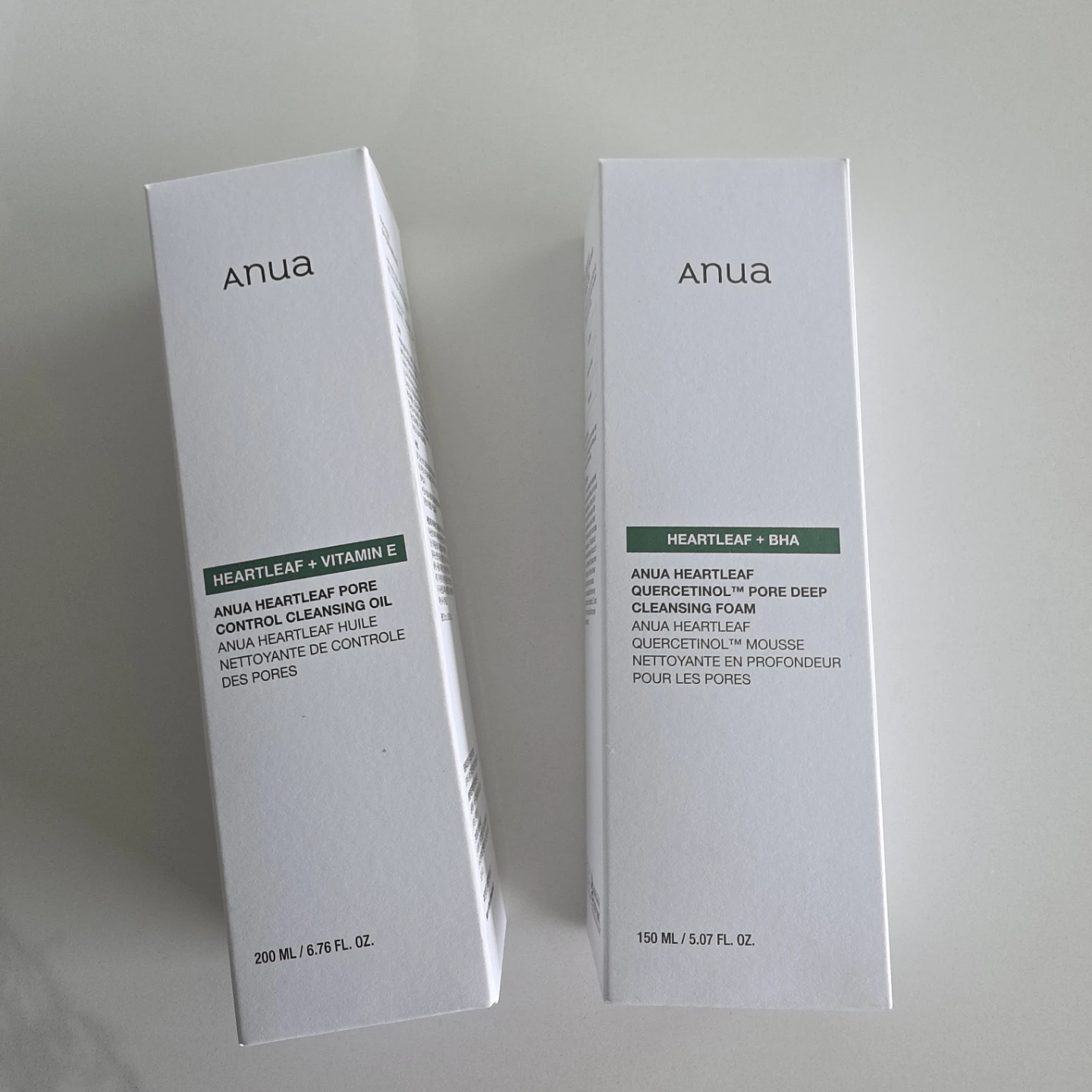 Anua Heartleaf Pore Control Cleansing Oil & Foam Cleanser Set