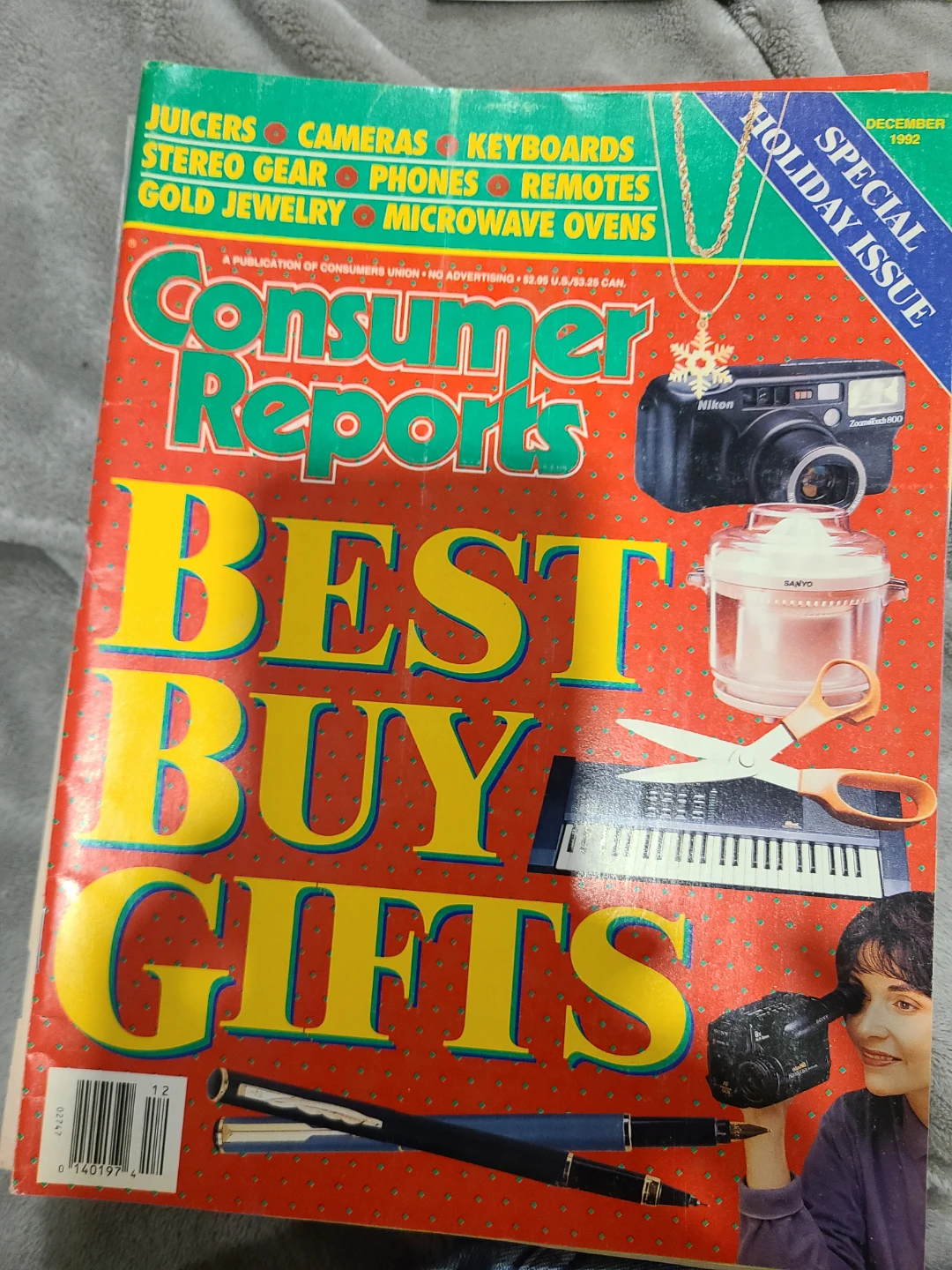 Consumer Reports December 1992 Magazine