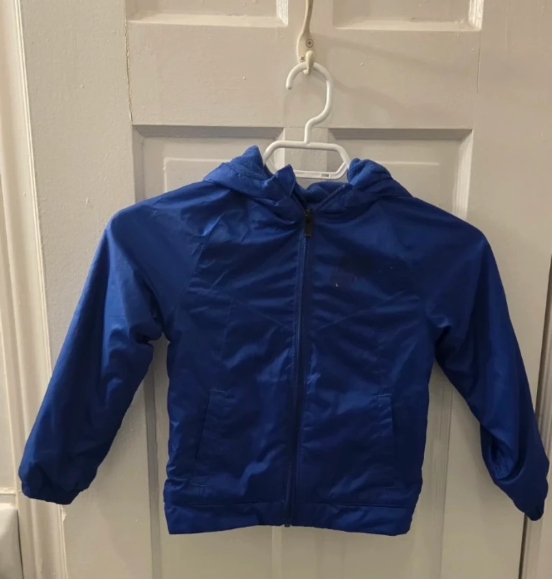 Nike Kids' Blue Hooded Jacket - Size 4T