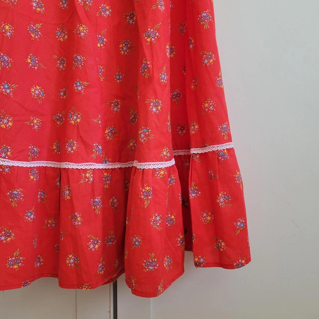 Vintage floral skirt - photo 3