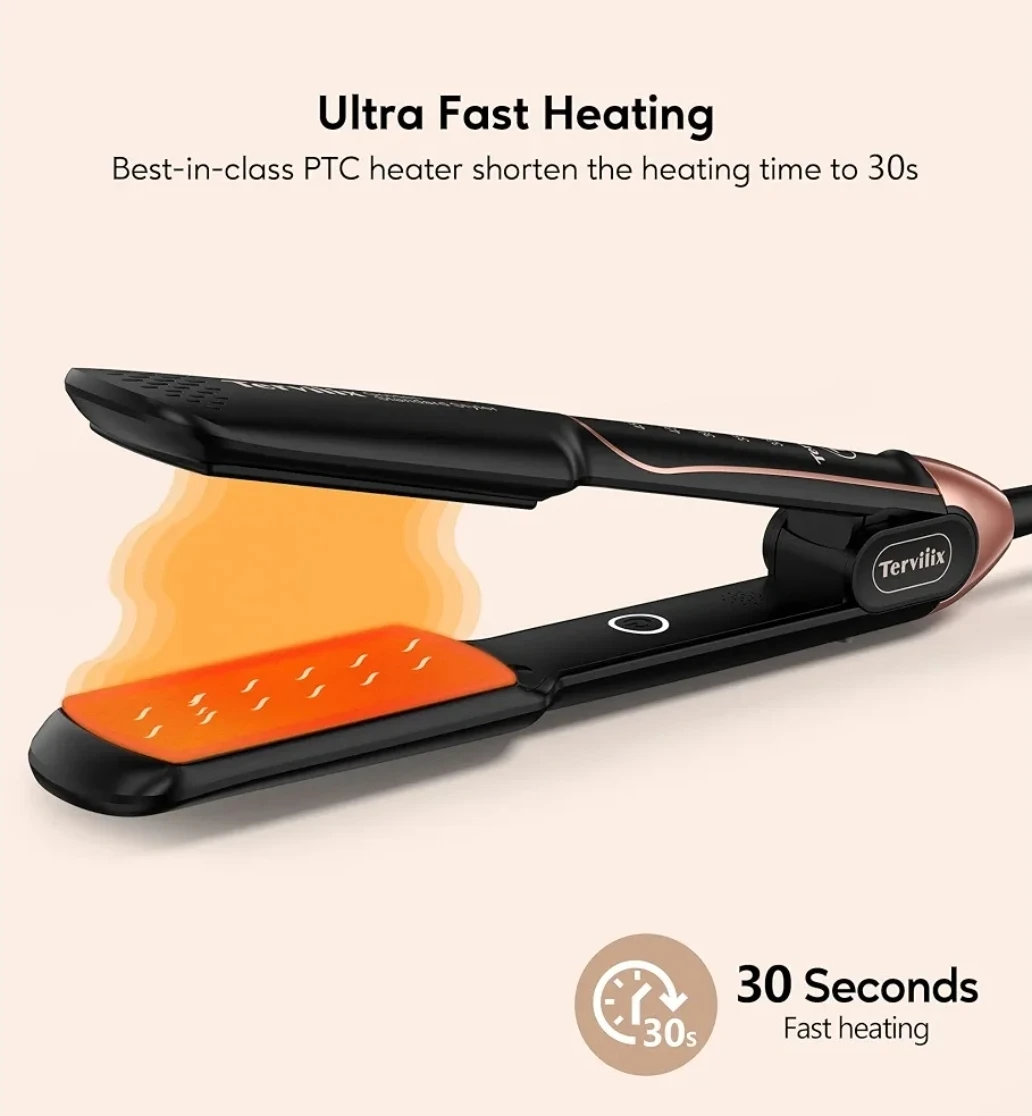 Terviiix AKT-Ceramic Flat Iron Hair Straightener - photo 5