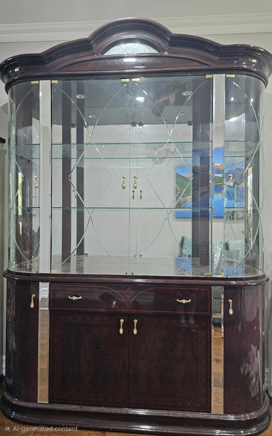 Display cabinet 60"*85"*18" - photo 2