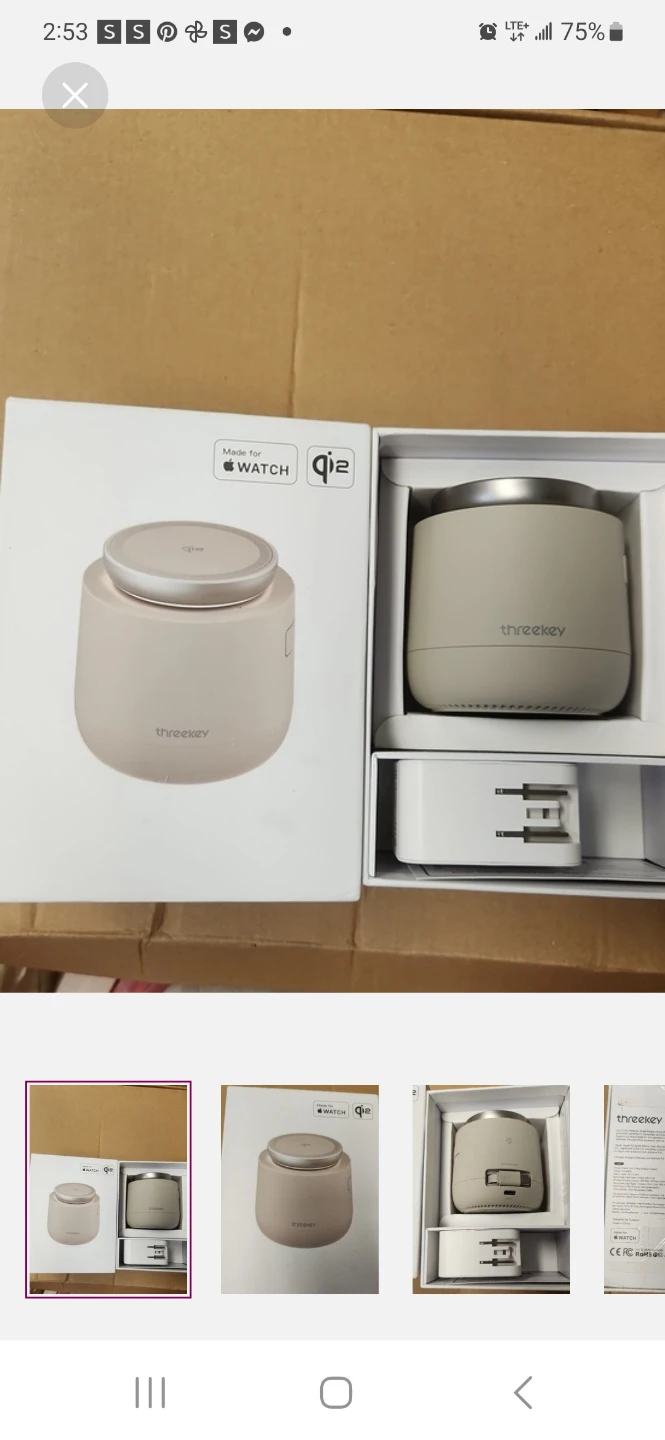 threekey Qi2 15W Fast Charging Station for Watch & Phone