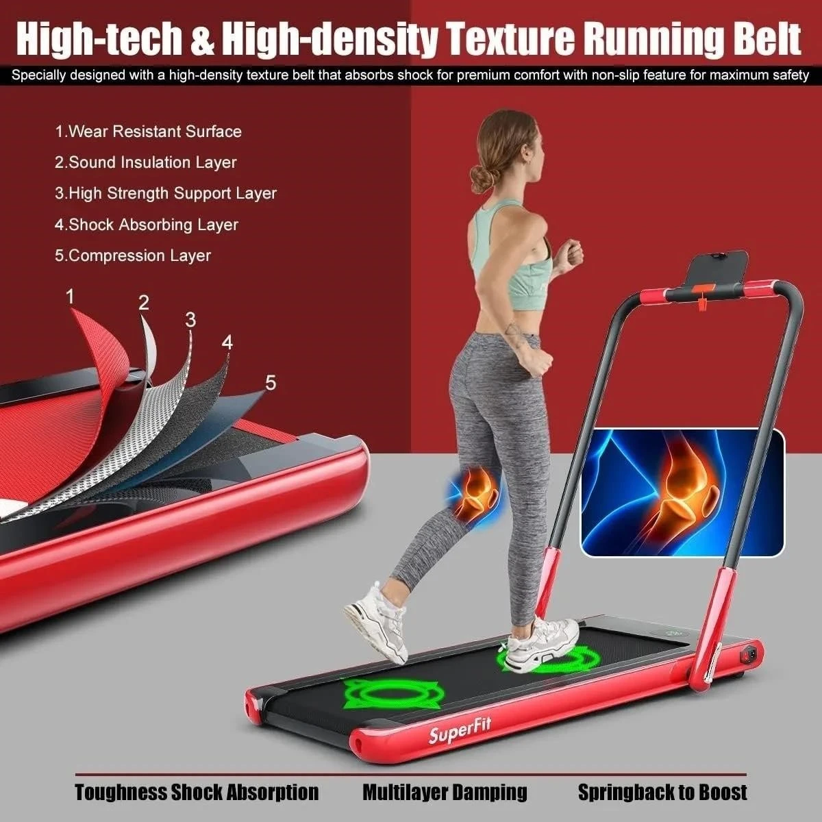 SuperFit Folding Treadmill - photo 3