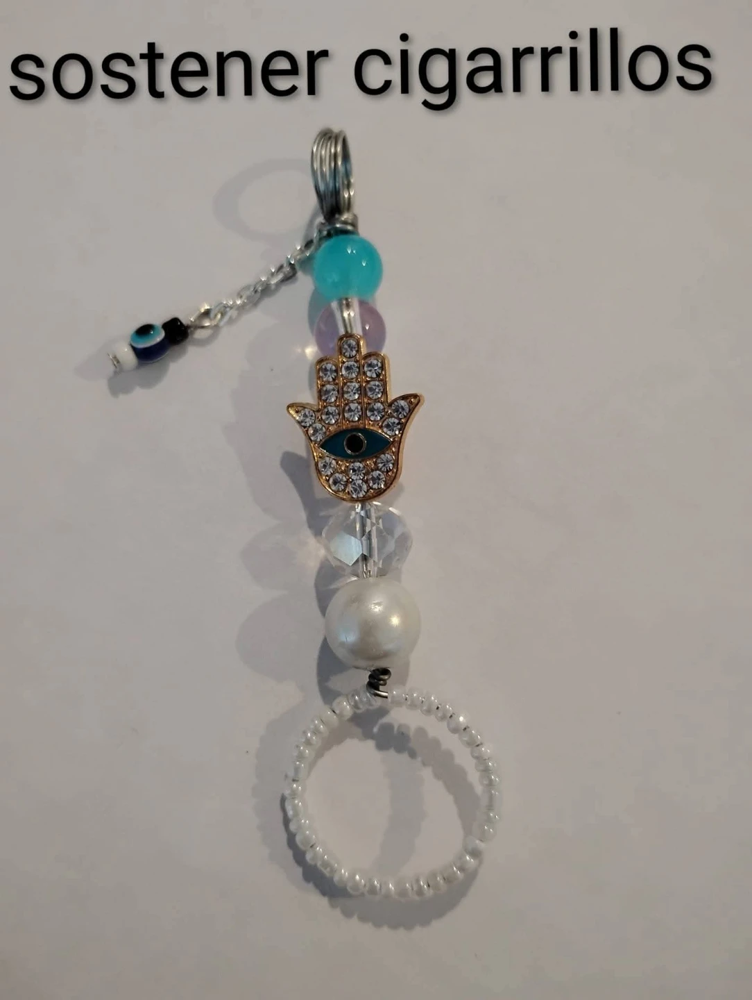 Hamsa Hand Cigarette Holder Ring