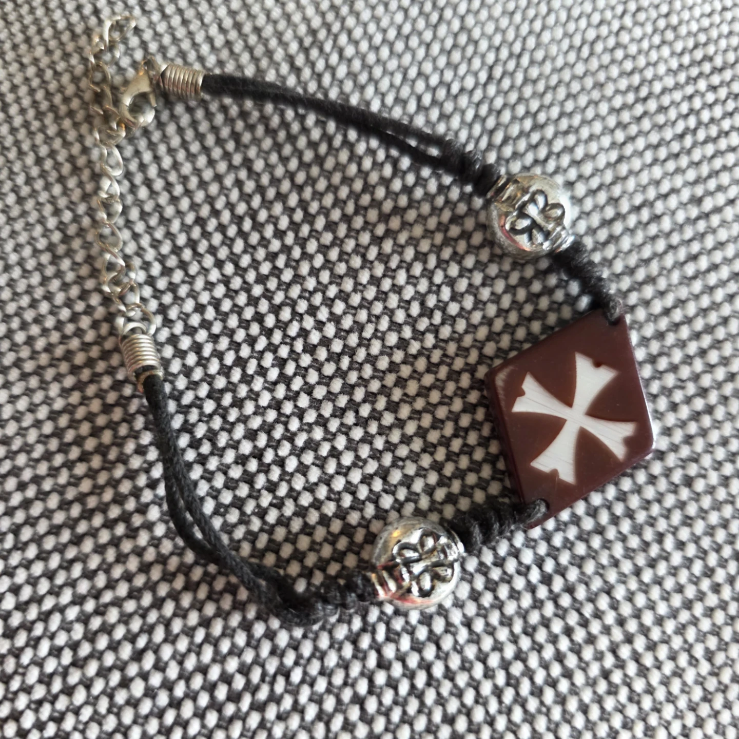 Bracelet with Cross Pendant