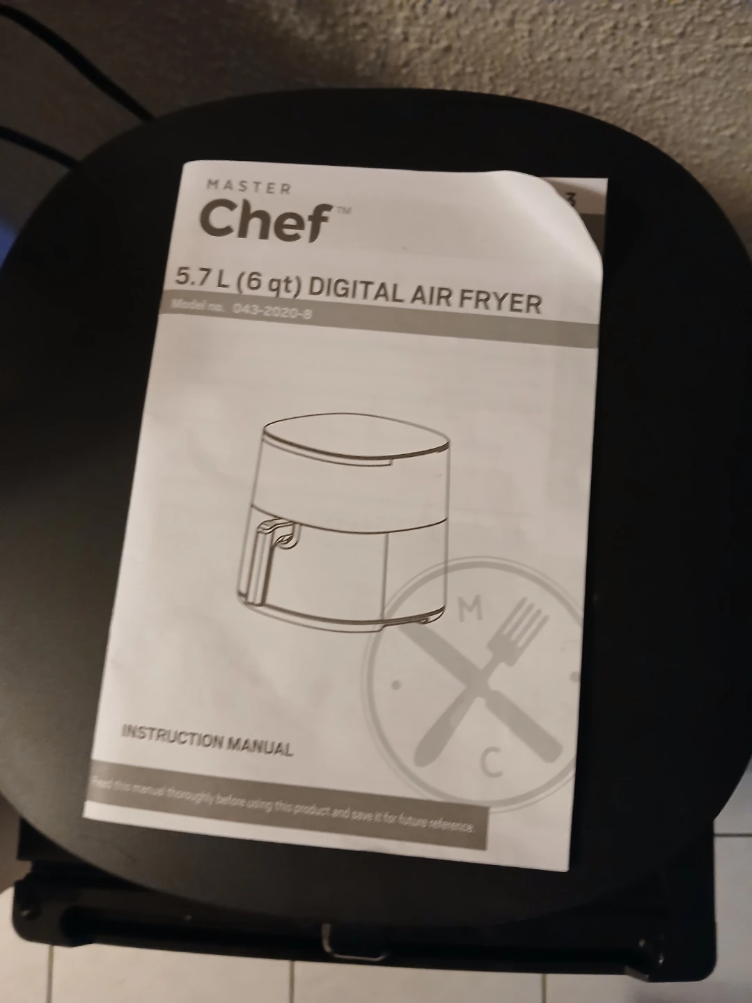 Master Chef 5.7L Digital Air Fryer - photo 5