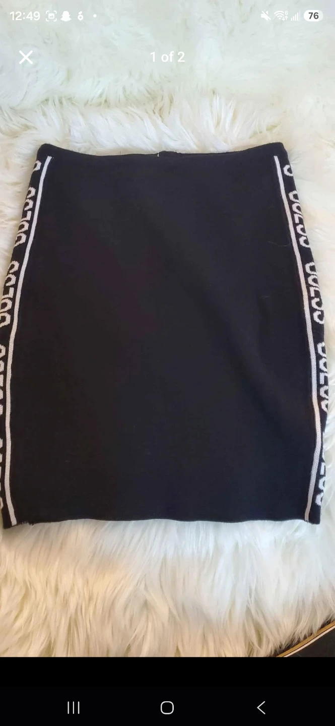 GUESS black side-stripe mini skirt $25 - photo 2