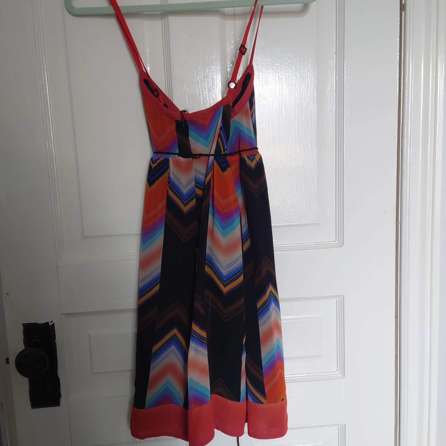 Guess Multi-coloured Chevron Dress -xs - photo 3
