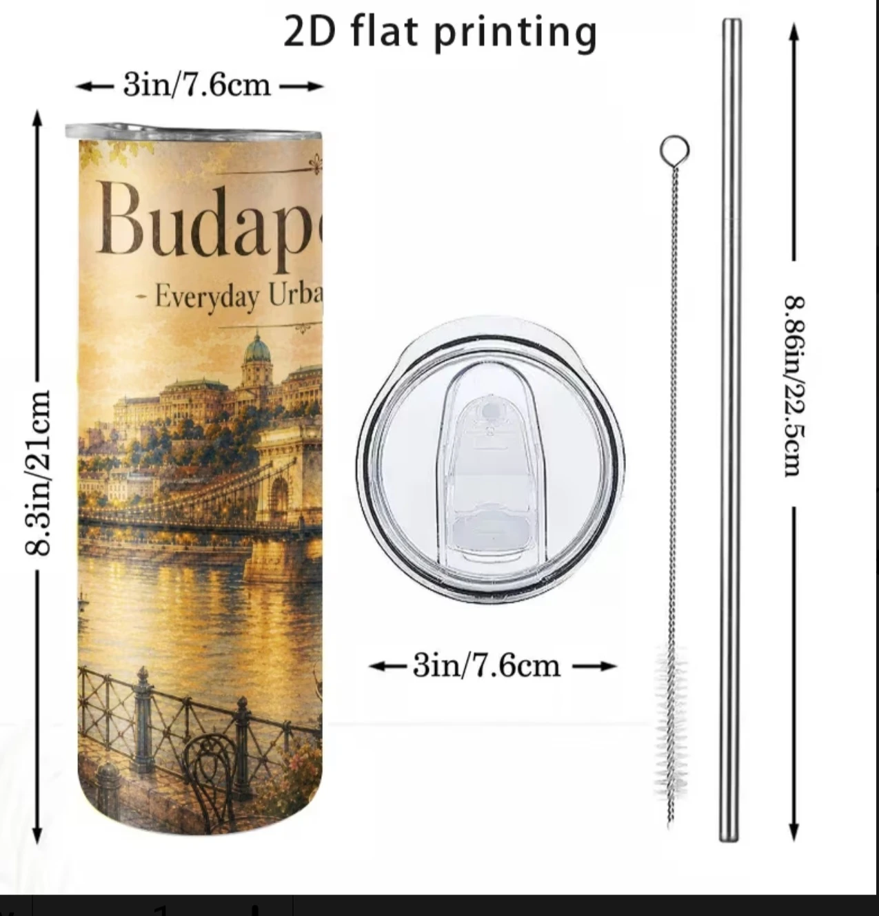 Budapest Everyday Urban Rhythm Tumbler - photo 2