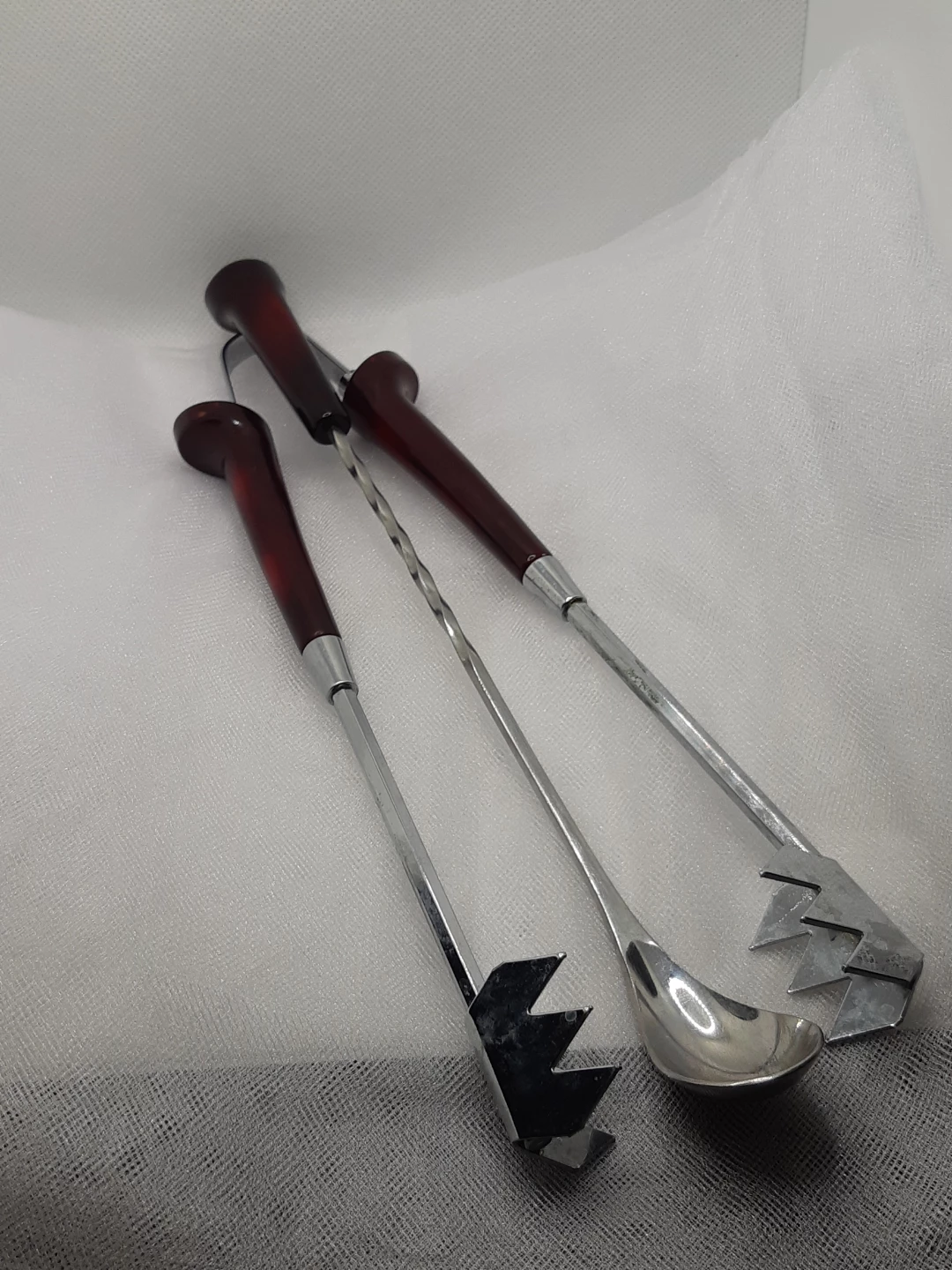 Vintage Mid-century Modern bar tool set