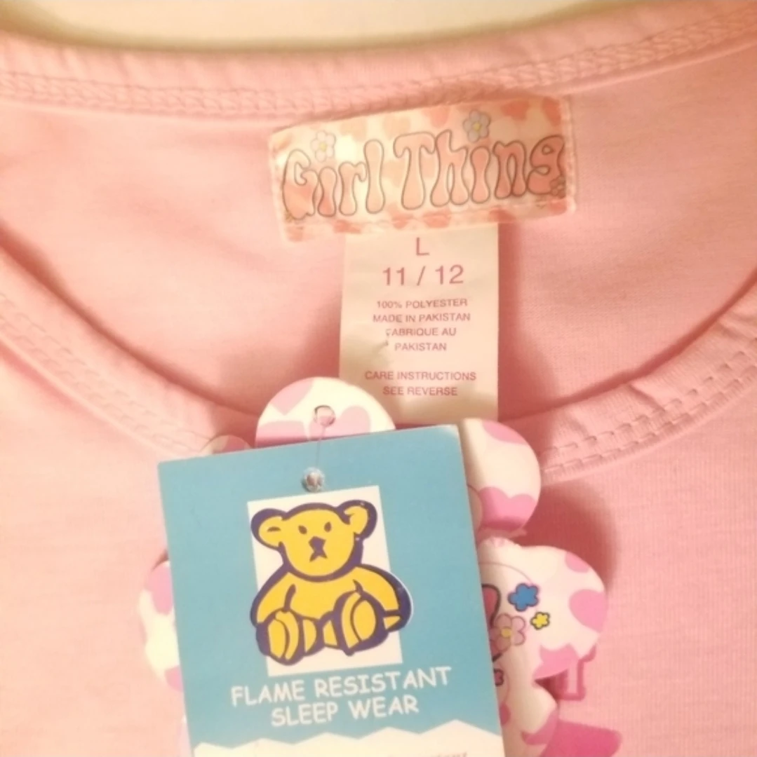Girls Pink Pajama Set 🏈 - photo 4
