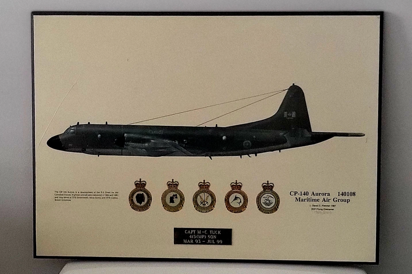 Framed CP-140 Aurora Maritime Air Group Print - photo 4