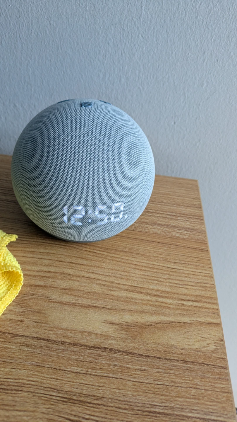 Amazon Echo Dot with Clock (4th Gen) - twilight blue