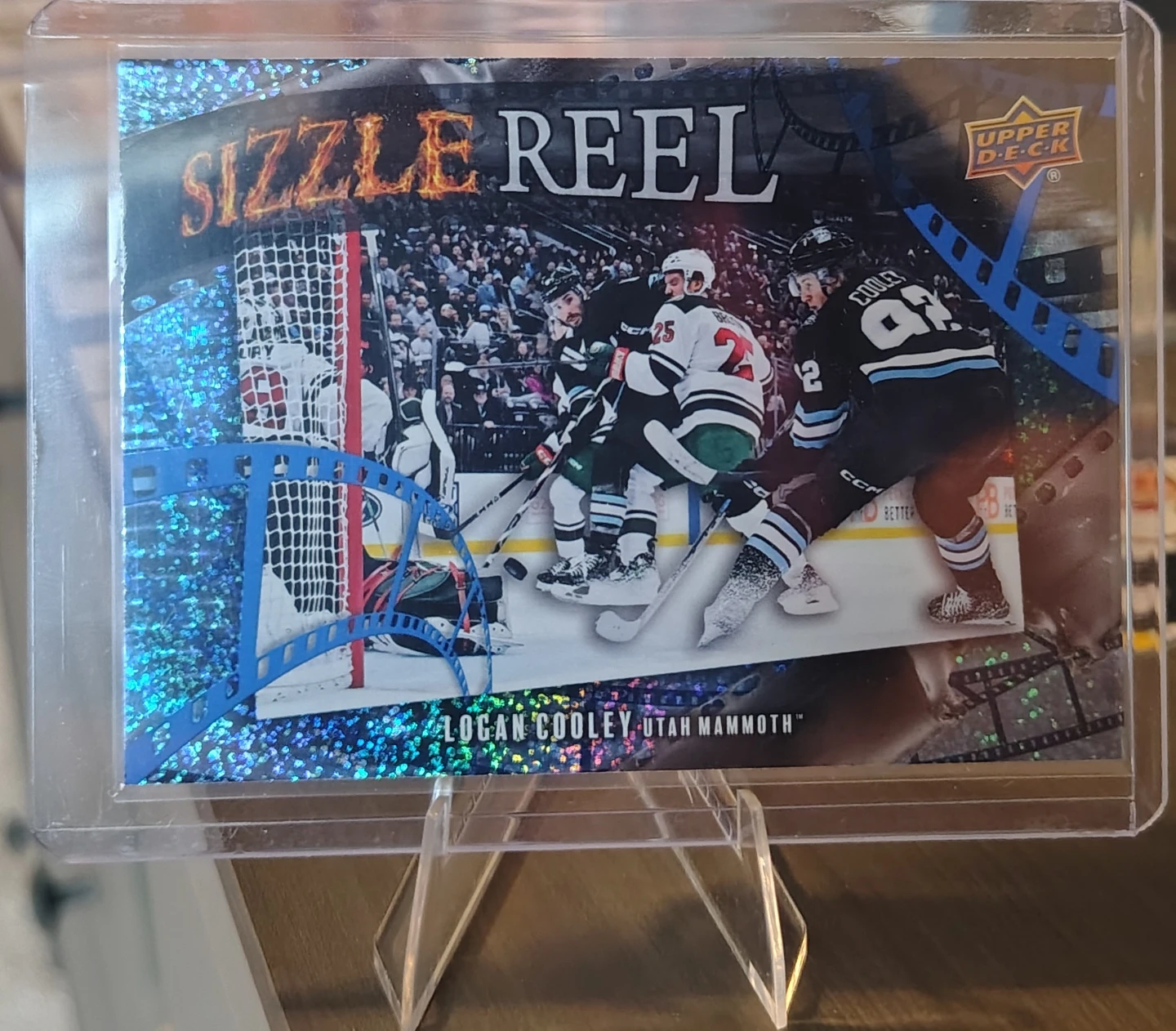 2025-26 UD Extended Series Logan Cooley Sizzle Reel Speckle