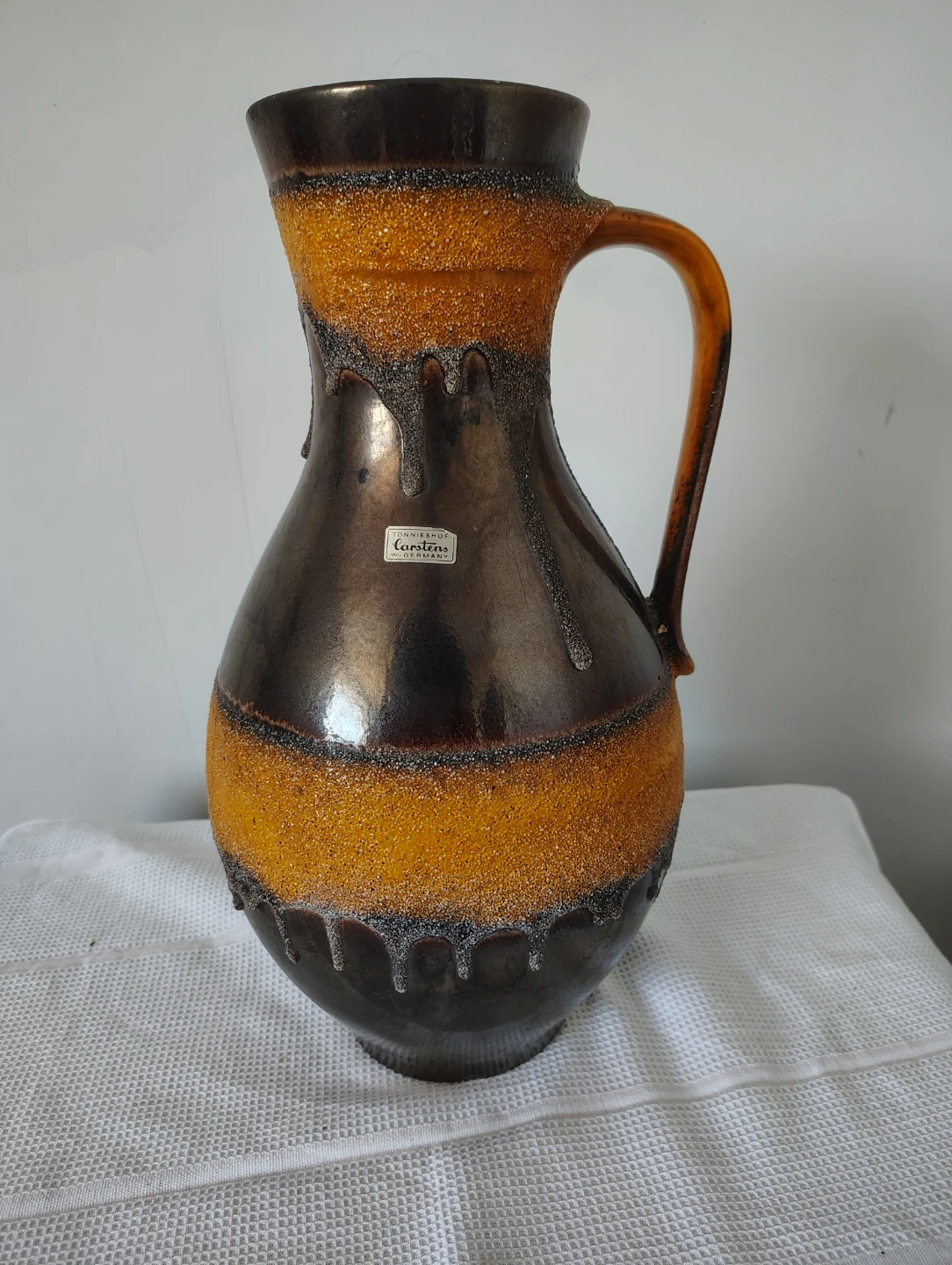 Vintage Tonnieshof Carstens Ceramic Pitcher - photo 2