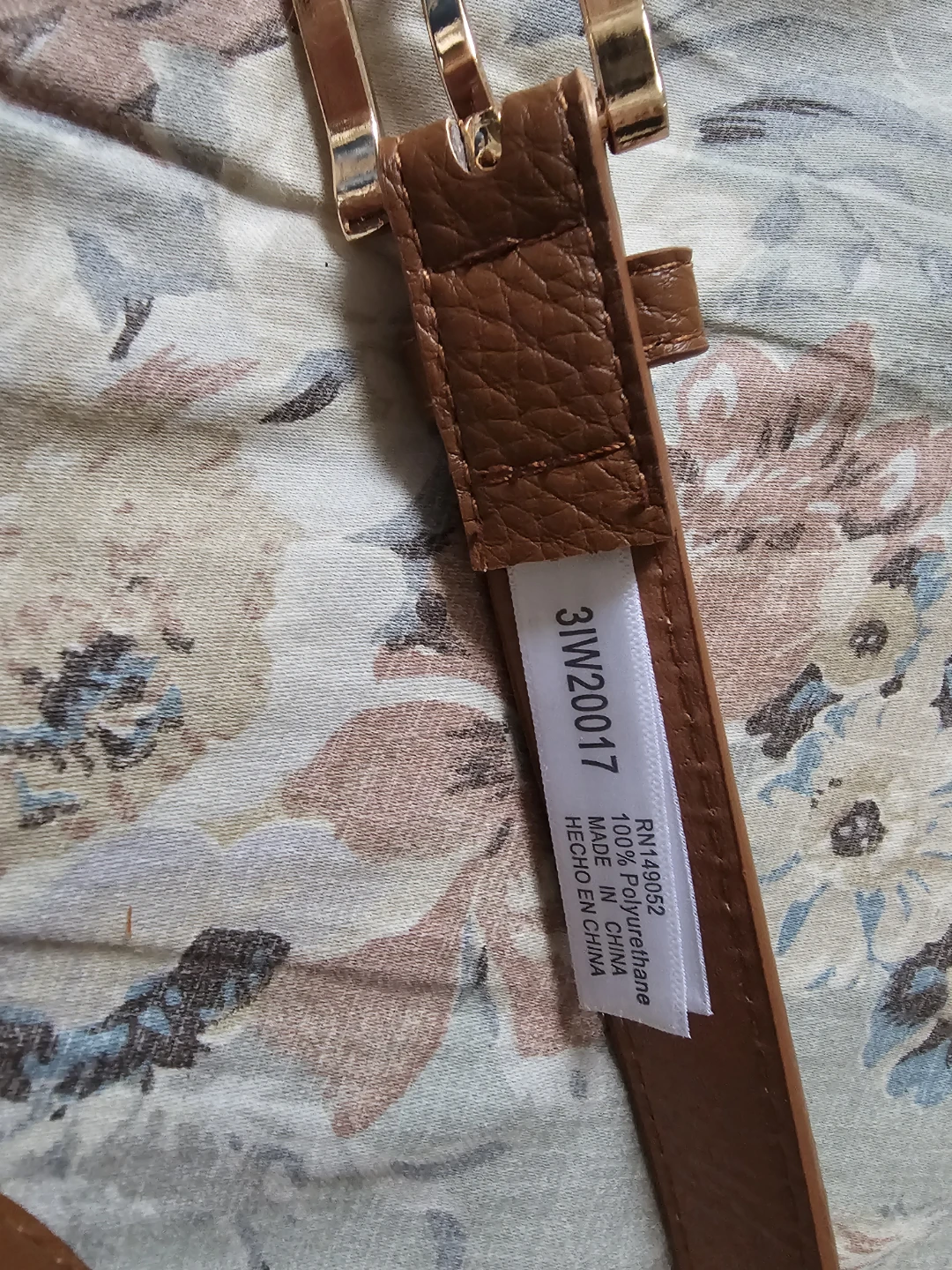Brown Polyurethane Belt - photo 2