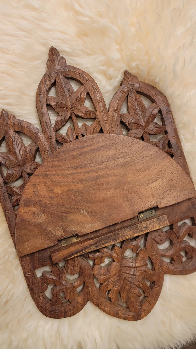 Vintage Archana Handicrafts Rosewood Wall Shelf - photo 2