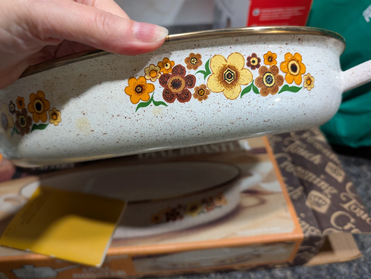 Vintage Enamel Oven Roaster - photo 5