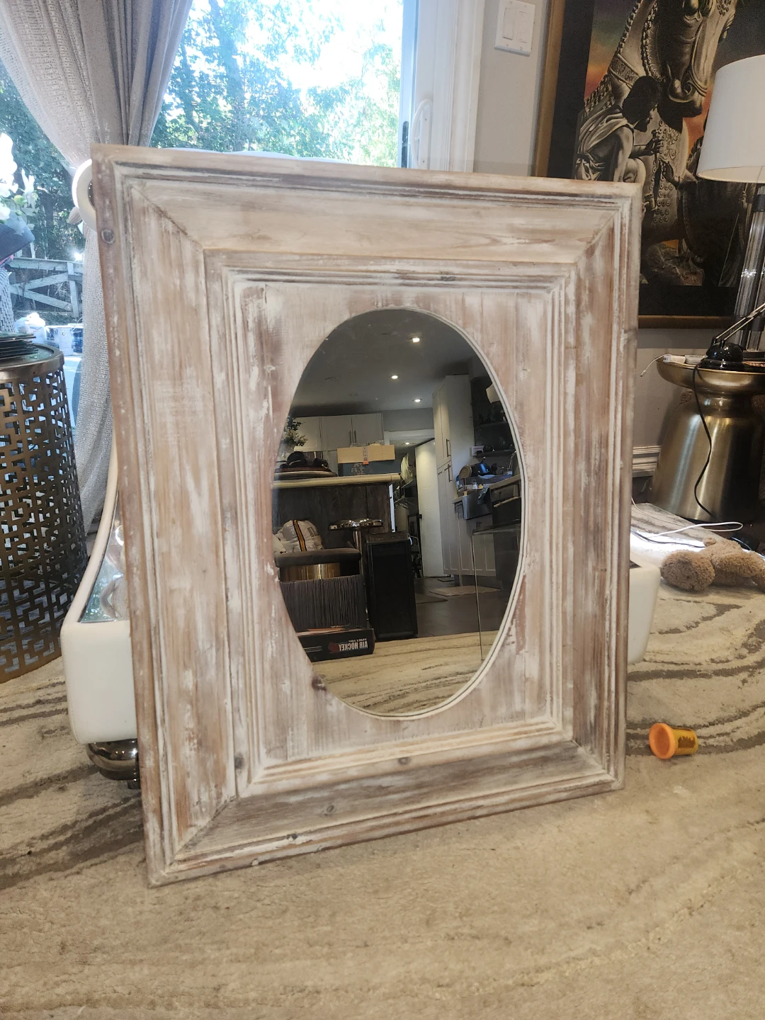 Rustic Wood Wall Mirror