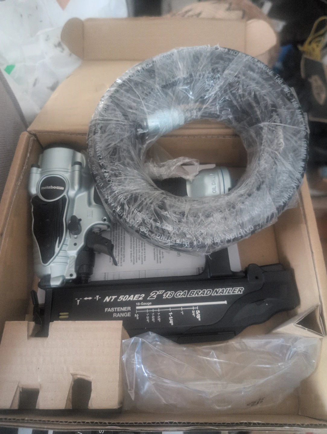 Metabo NT 50AE2 2" 18 Gauge Brad Nailer