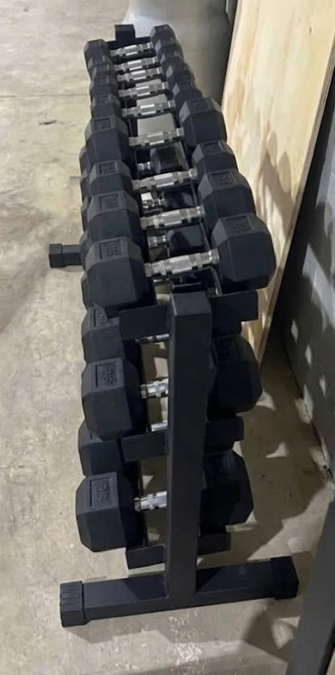 Lethal Fitness Dumbbell Rack with Dumbbells - photo 3