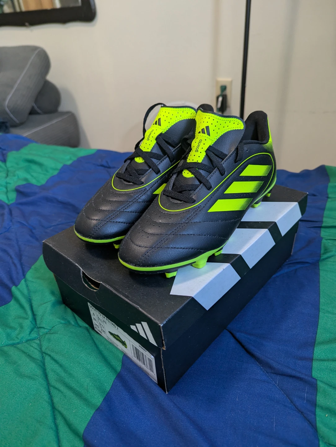 Adidas Goletto IX FG/MG J Football Soccer Cleats - photo 2