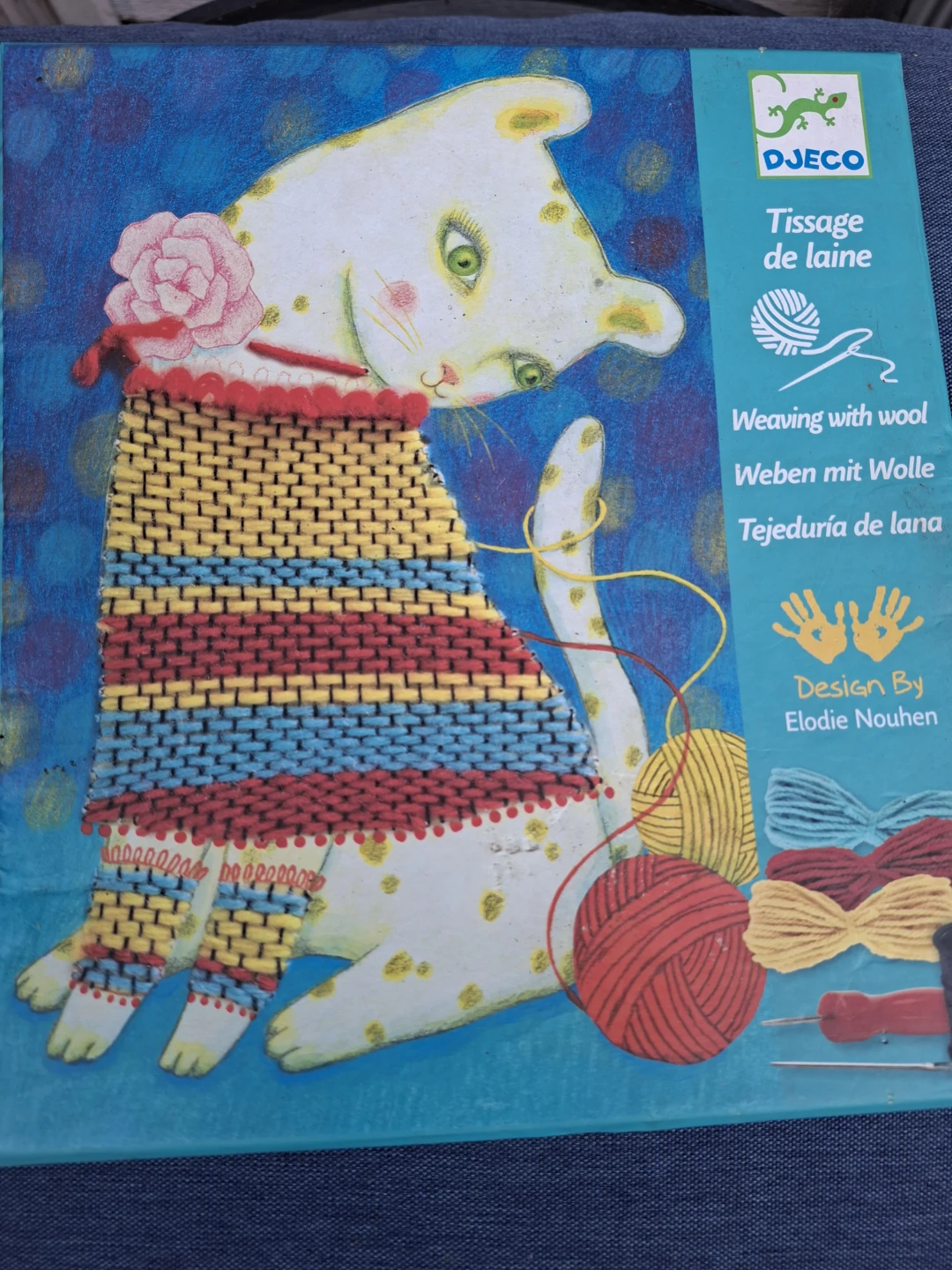 Djeco Weaving with Wool Craft Set