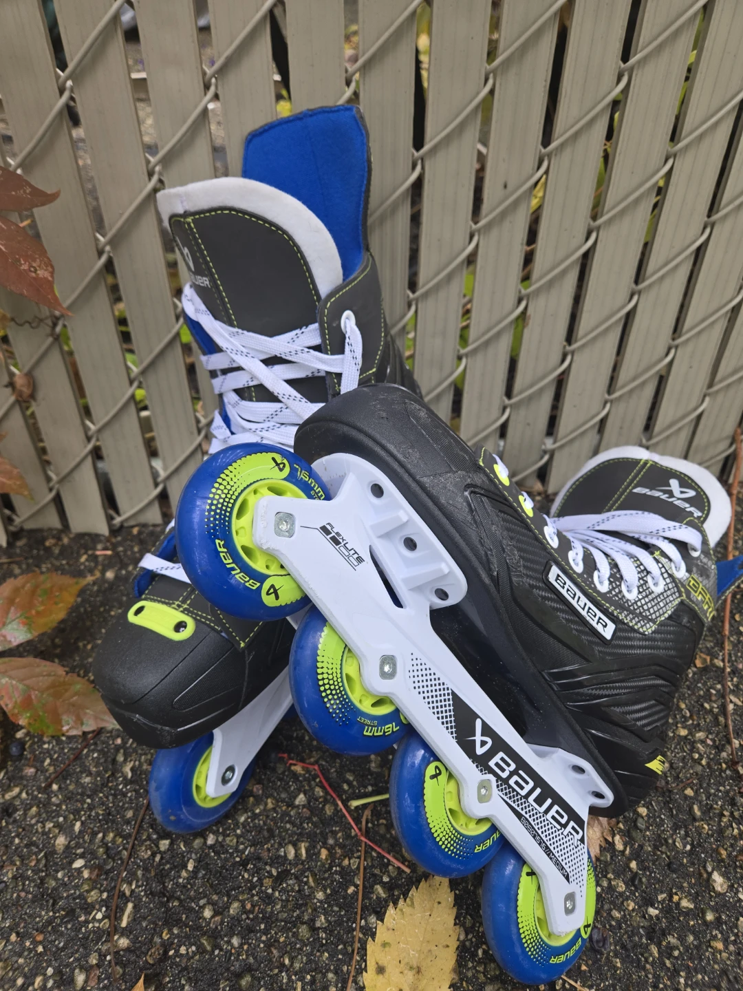 Bauer Dart Inline Hockey Skates size 8 - photo 2