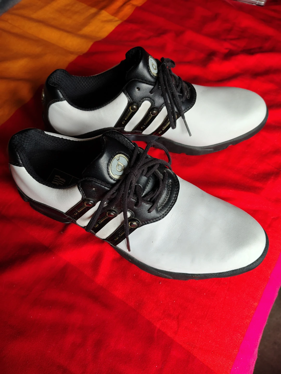 Golf Shoes - White and Black Adidas - photo 2