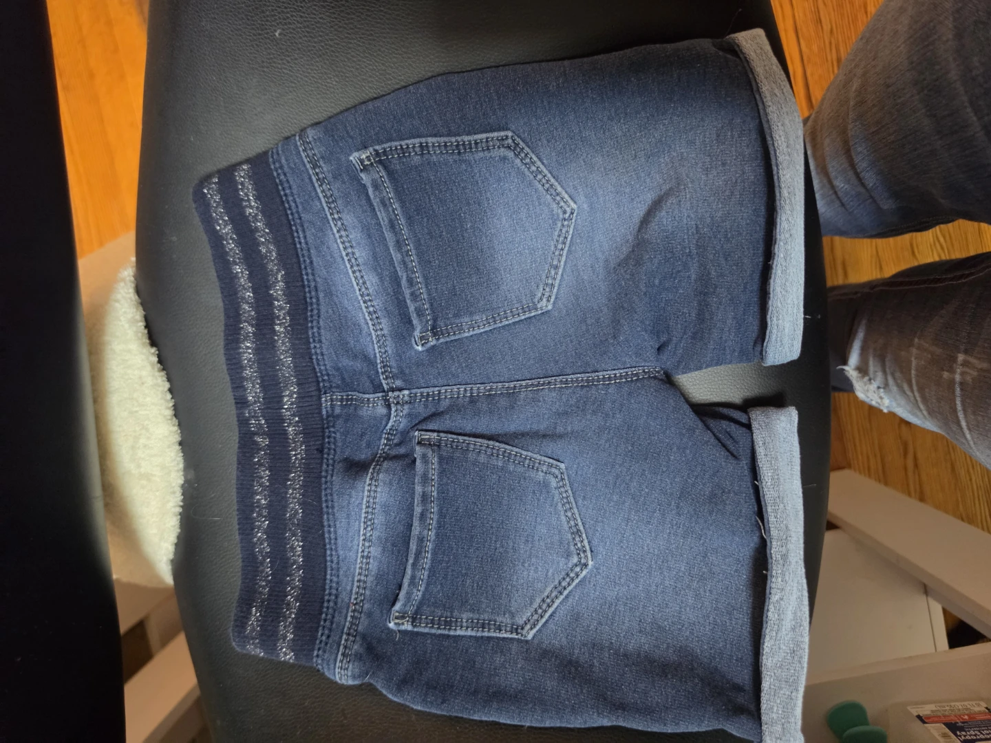 Arizona Denim Shorts with Daisy Print - photo 3