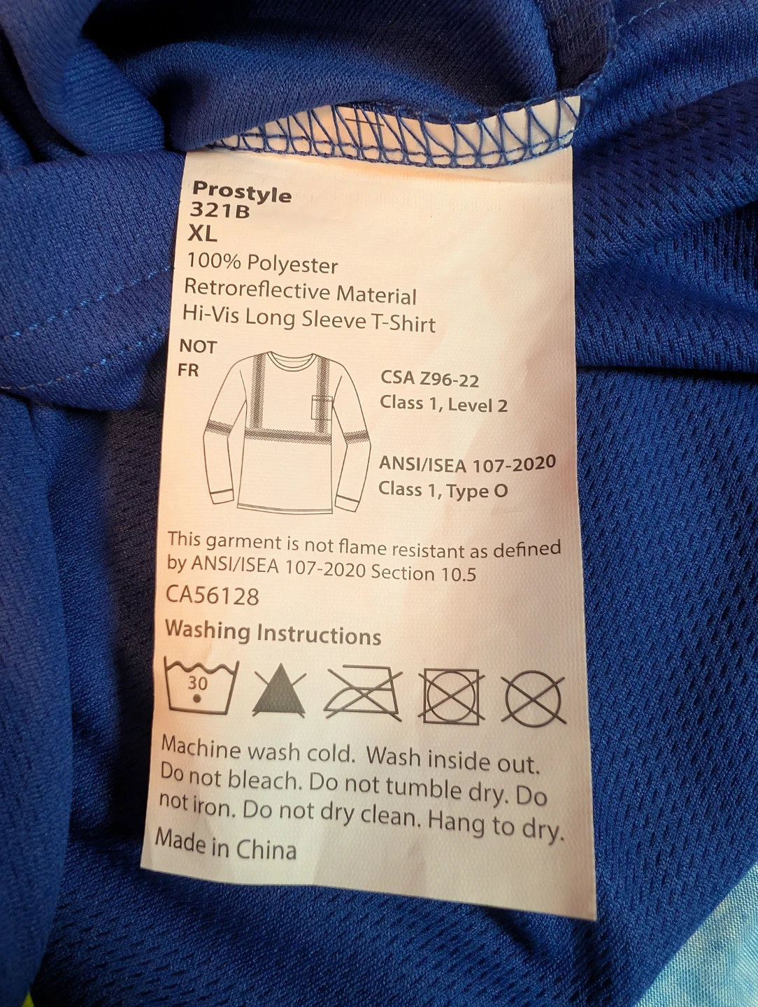 BNIP Hi-Vis long sleeved tshirt - photo 3