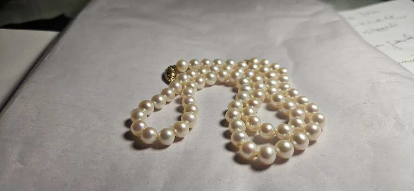 VINTAGE Helzberg Diamonds akoya pearl necklace - photo 4