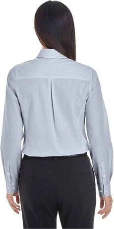 Ladies Navy and White Striped Long Sleeve Shirt size S - photo 2