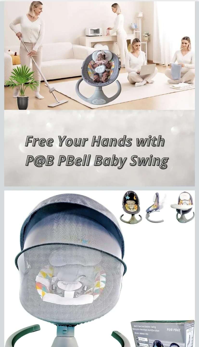New Baby Swings for Infants, Infant Swing, 3 Seat Positions - photo 4